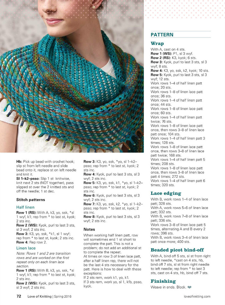 Love of Knitting  Spring 2016 - 輕描淡寫(xiě) - 輕描淡寫(xiě)