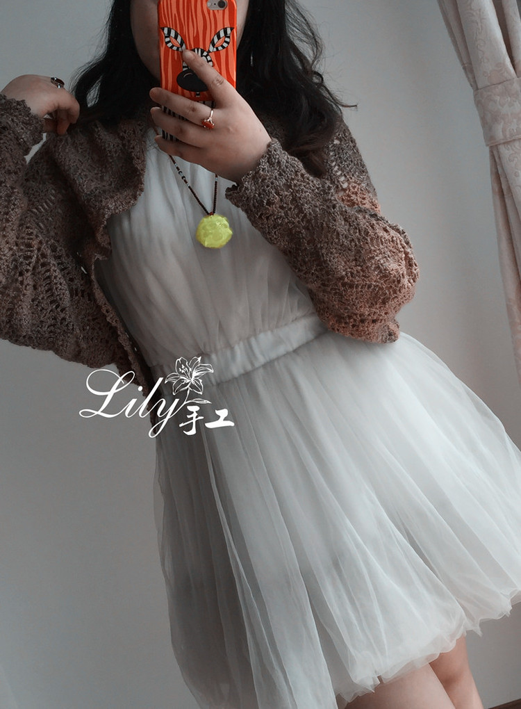 【Lily手工】--菠蘿披--休閑款段染小披 - Lily - Lily的手工編織天地