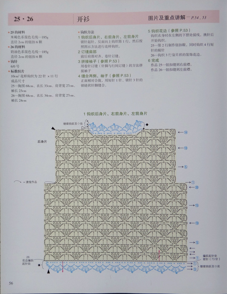 【淺淺淡淡】*舞姿---拼色鉤針寶寶開衫 - 淺淺淡淡 - 淺 淺 淡 淡