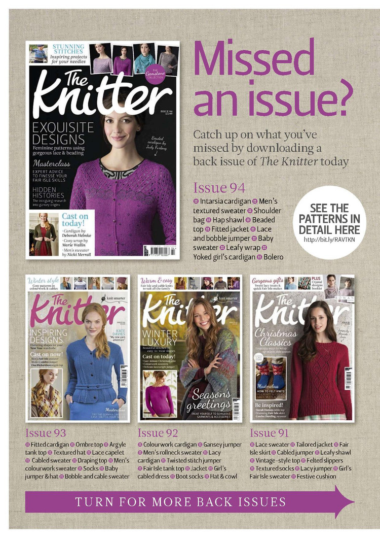 The Knitter №95 2016 - 輕描淡寫 - 輕描淡寫