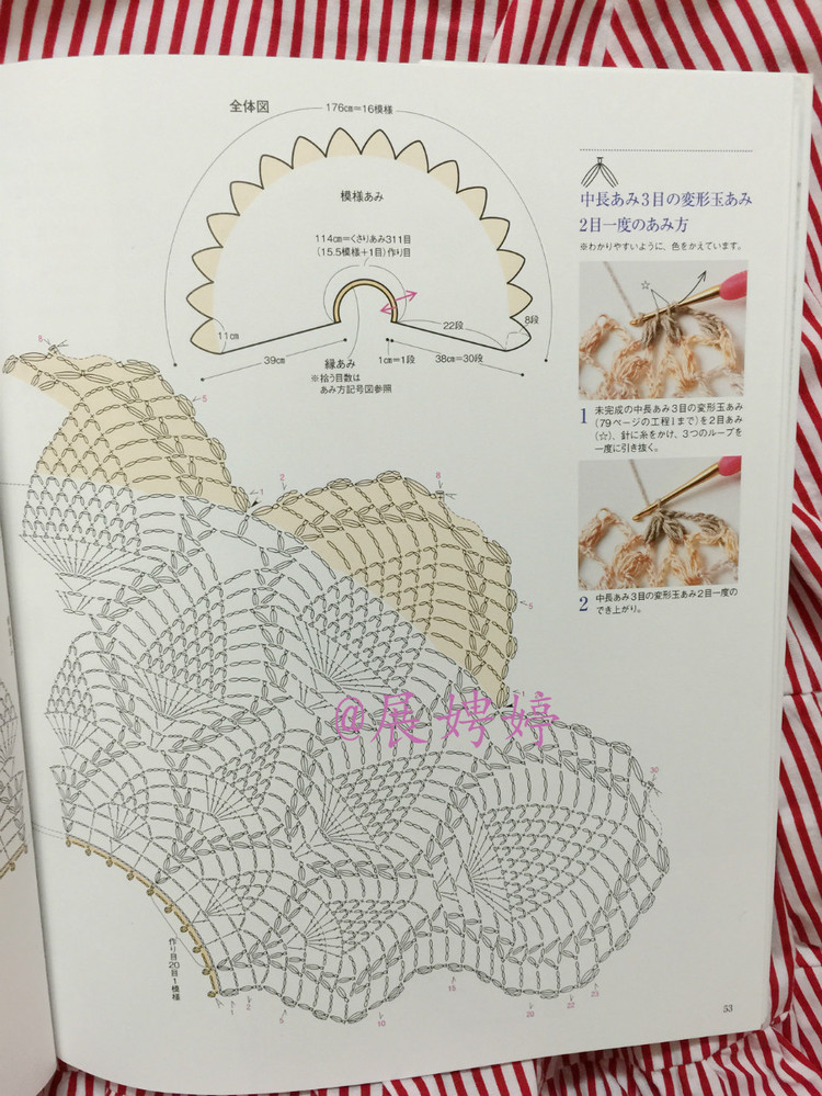 展娉婷高清下載：河合真弓かぎ針あみのショールとストール30―パイナップルあみがいっぱい - 展娉婷 - 展娉婷的鉤針世界