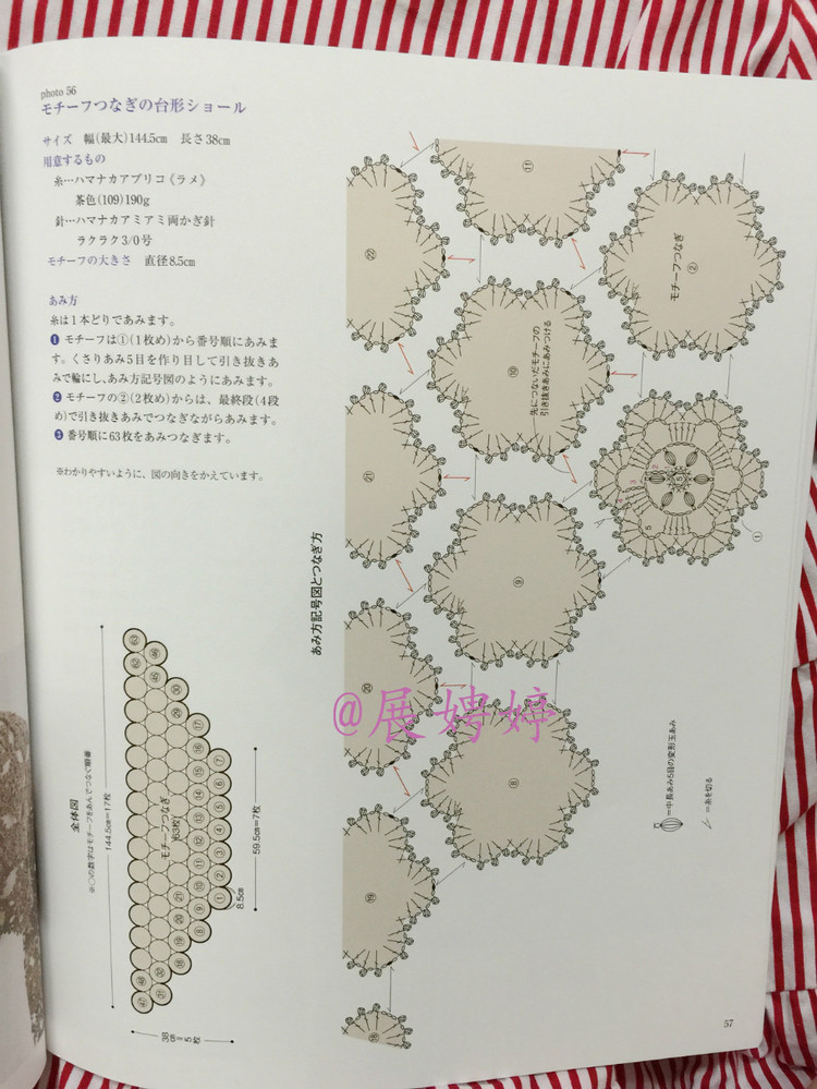 展娉婷高清下載：河合真弓かぎ針あみのショールとストール30―パイナップルあみがいっぱい - 展娉婷 - 展娉婷的鉤針世界
