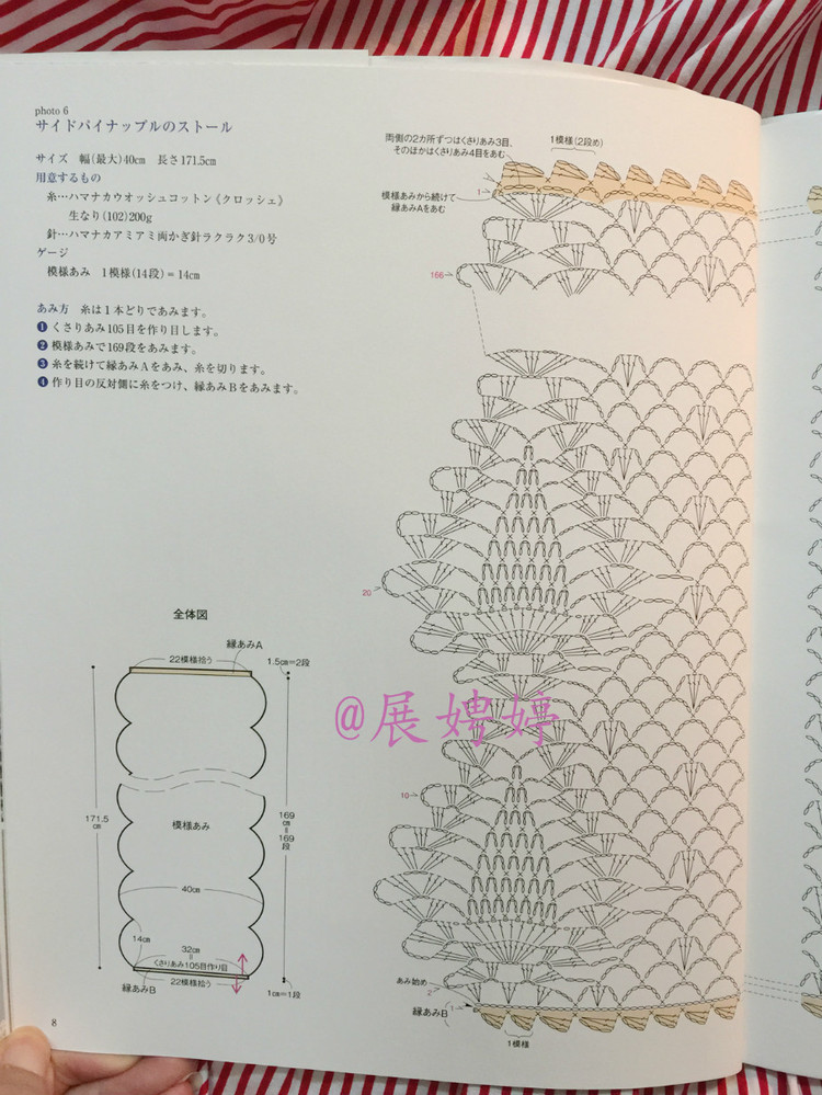 展娉婷高清下載：河合真弓かぎ針あみのショールとストール30―パイナップルあみがいっぱい - 展娉婷 - 展娉婷的鉤針世界