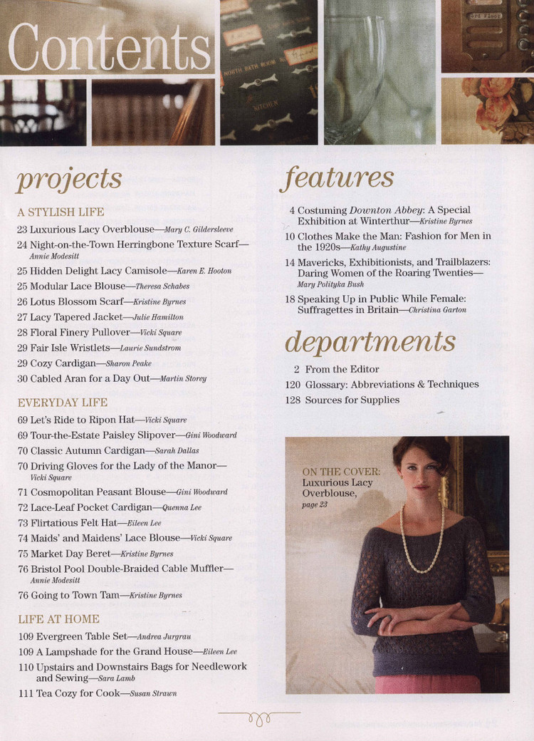 The Unofficial Downton Abbey Knits 2014 - 輕描淡寫 - 輕描淡寫