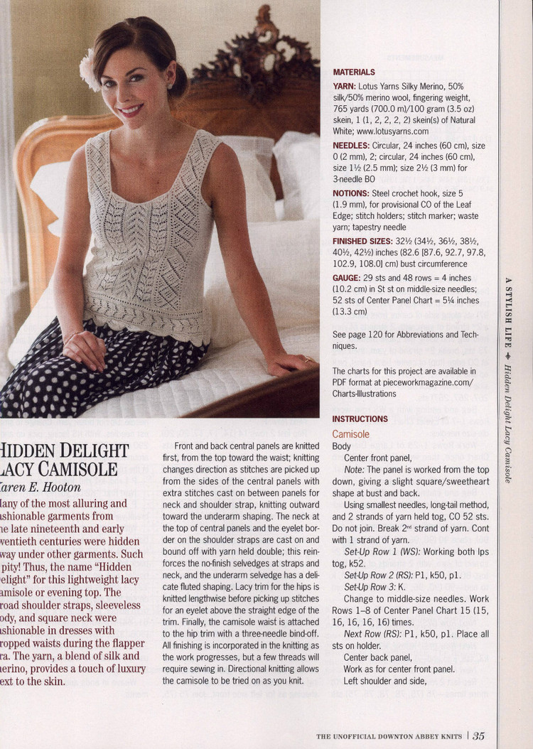 The Unofficial Downton Abbey Knits 2014 - 輕描淡寫 - 輕描淡寫