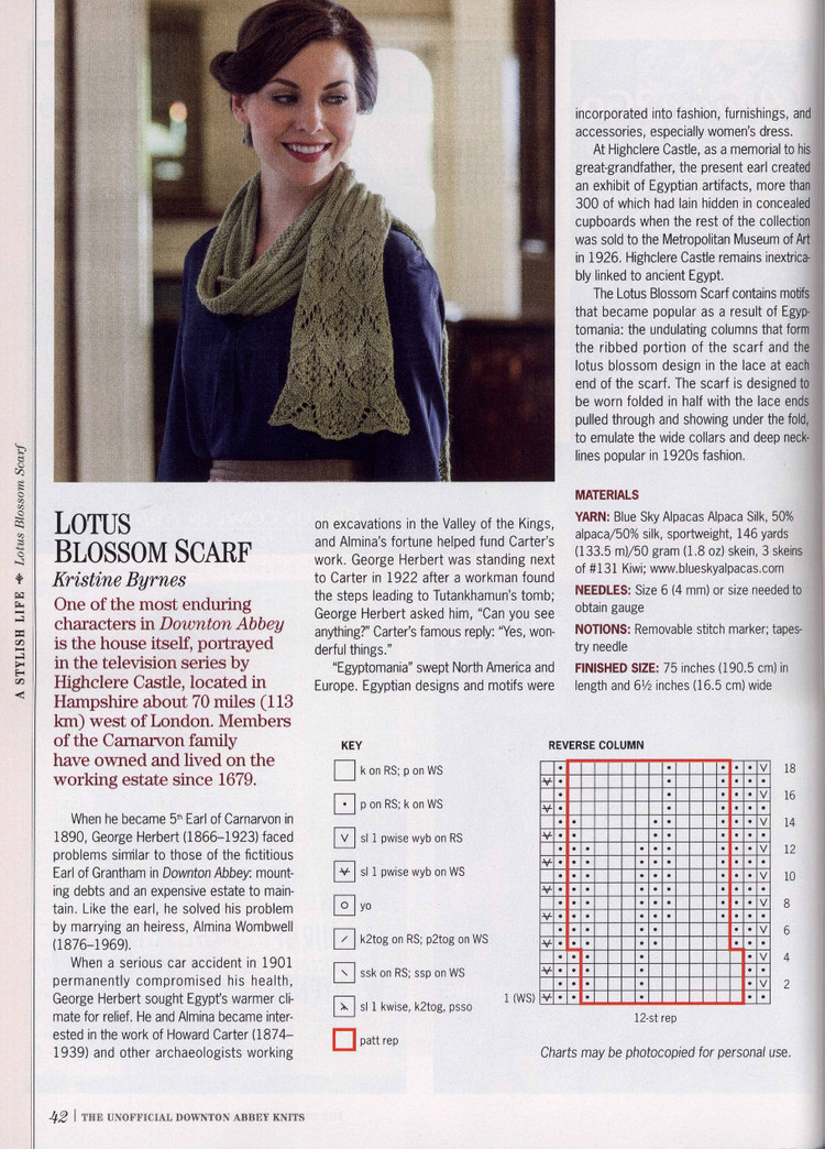 The Unofficial Downton Abbey Knits 2014 - 輕描淡寫 - 輕描淡寫