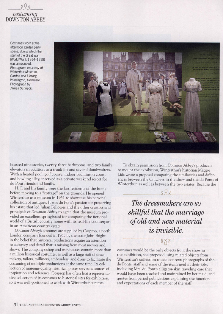 The Unofficial Downton Abbey Knits 2014 - 輕描淡寫 - 輕描淡寫