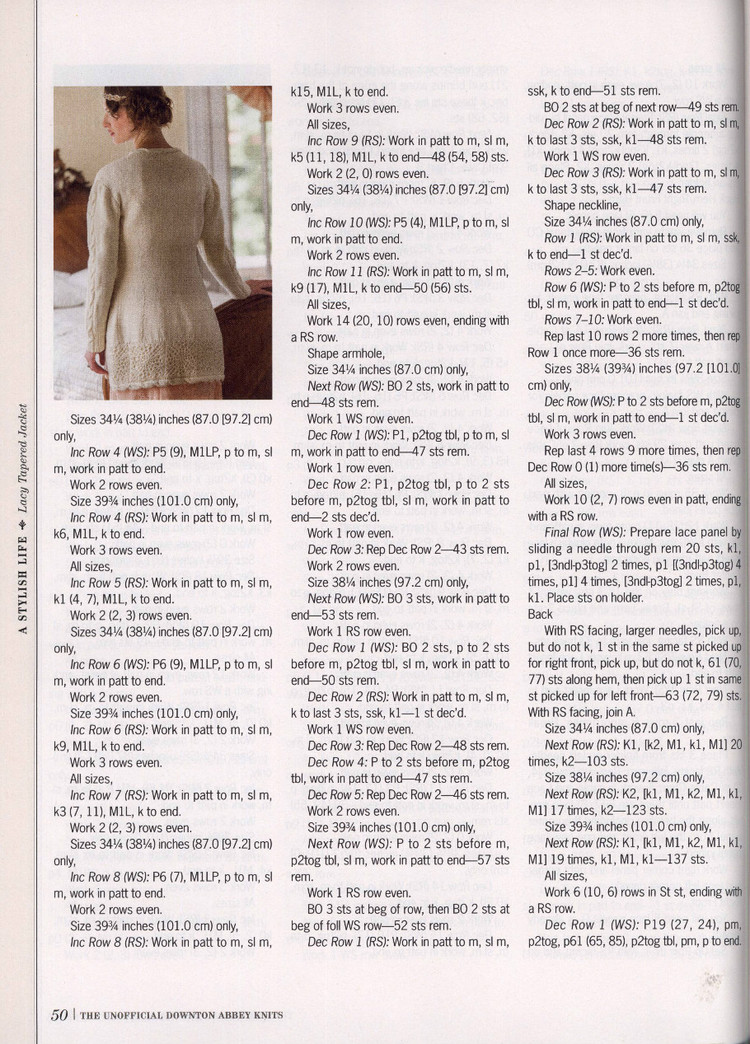 The Unofficial Downton Abbey Knits 2014 - 輕描淡寫 - 輕描淡寫