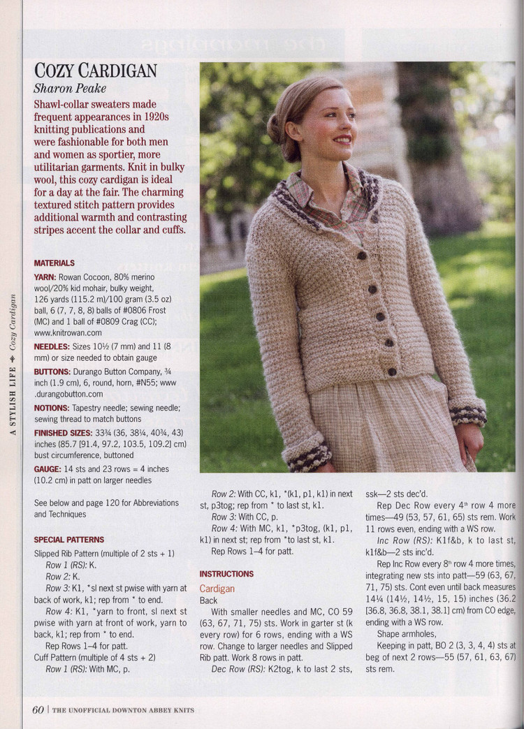 The Unofficial Downton Abbey Knits 2014 - 輕描淡寫 - 輕描淡寫