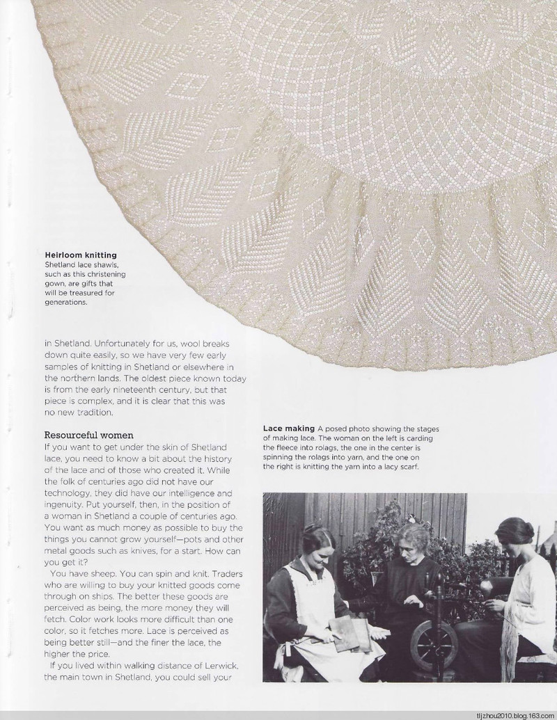 The Magic of Shetland Lace Knitting - 紫蘇 - 紫蘇的博客