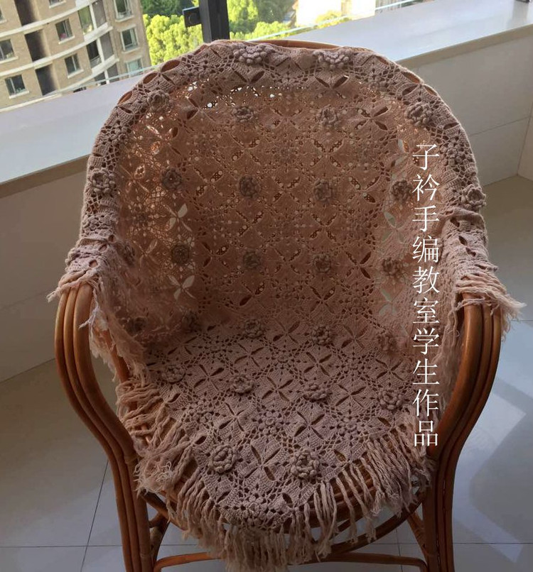鉤針花片整花一線連怎么學--子衿手編教室教學風格談之四 - 子衿 - 子衿精致手編