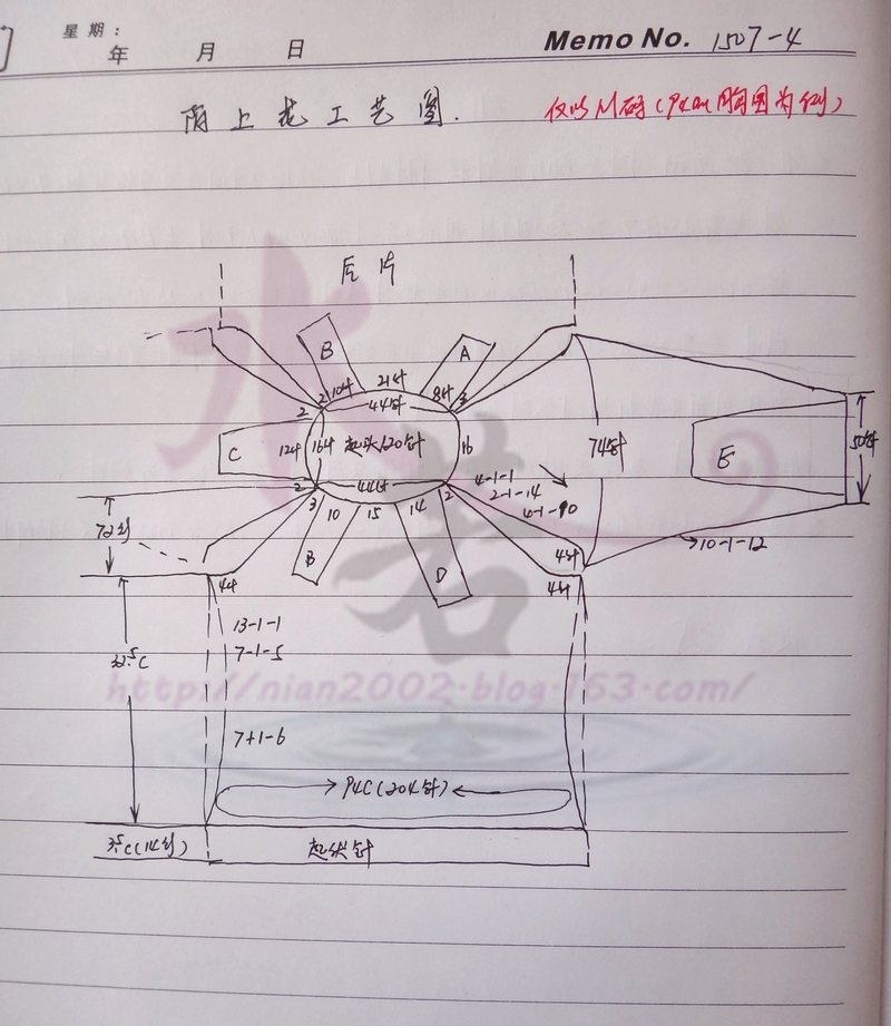 翻譯習作201507——陌上花（上往下圓領套頭） - 水若 - 滿溪流水香