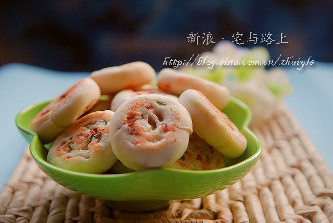 #百家千宴#廣東好吃好看的香蔥煙肉小餅