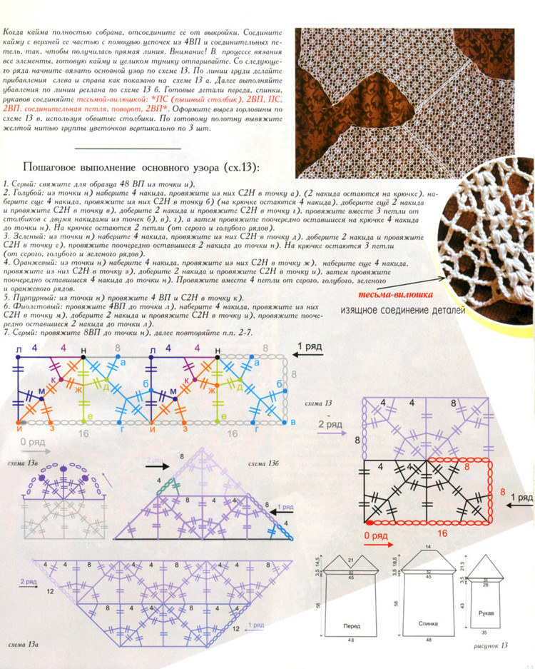ЖУРНАЛ МОД  № 556 --- 鉤針服裝  (1) - 紫蘇 - 紫蘇的博客