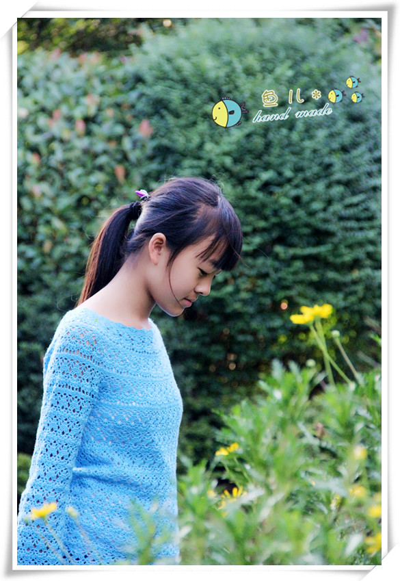 藍蔥~~~經典蔥衣百鉤不厭    34 - 魚兒 - 魚兒的小溪