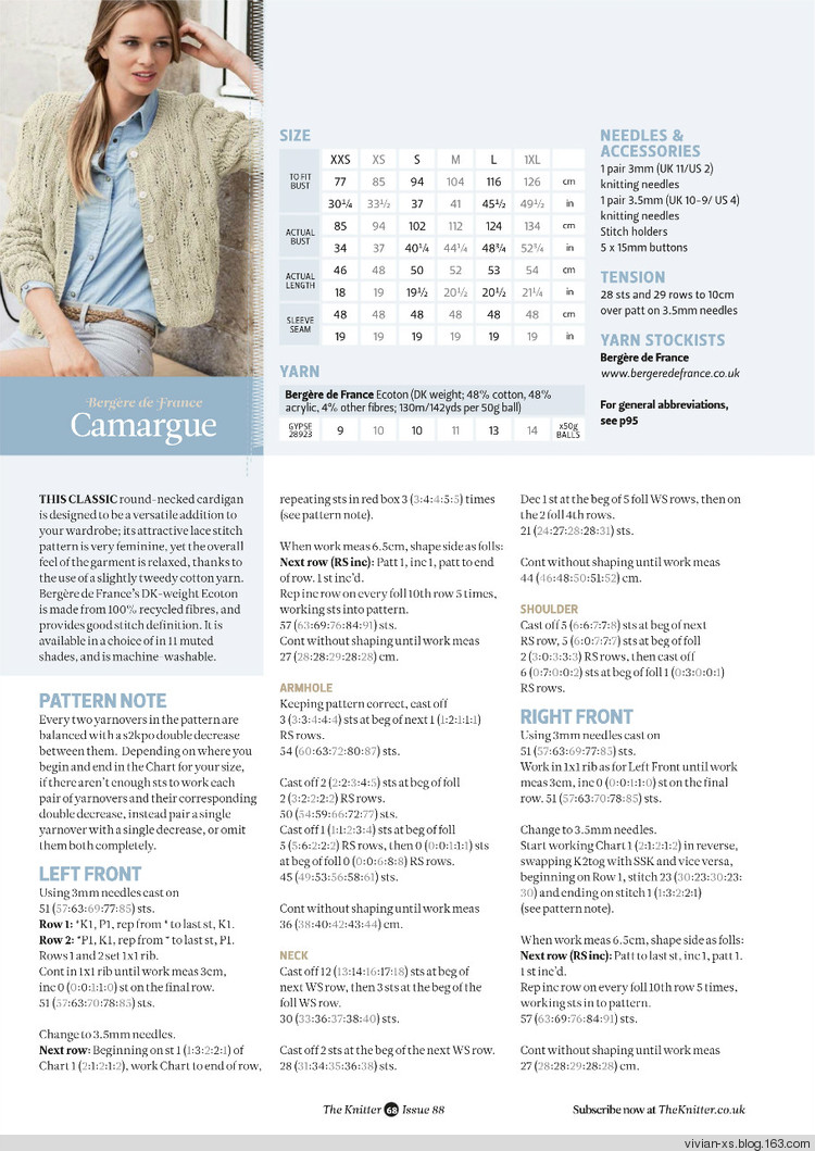 The Knitter - Issue 88 - Vivian - Vivian天天向尚