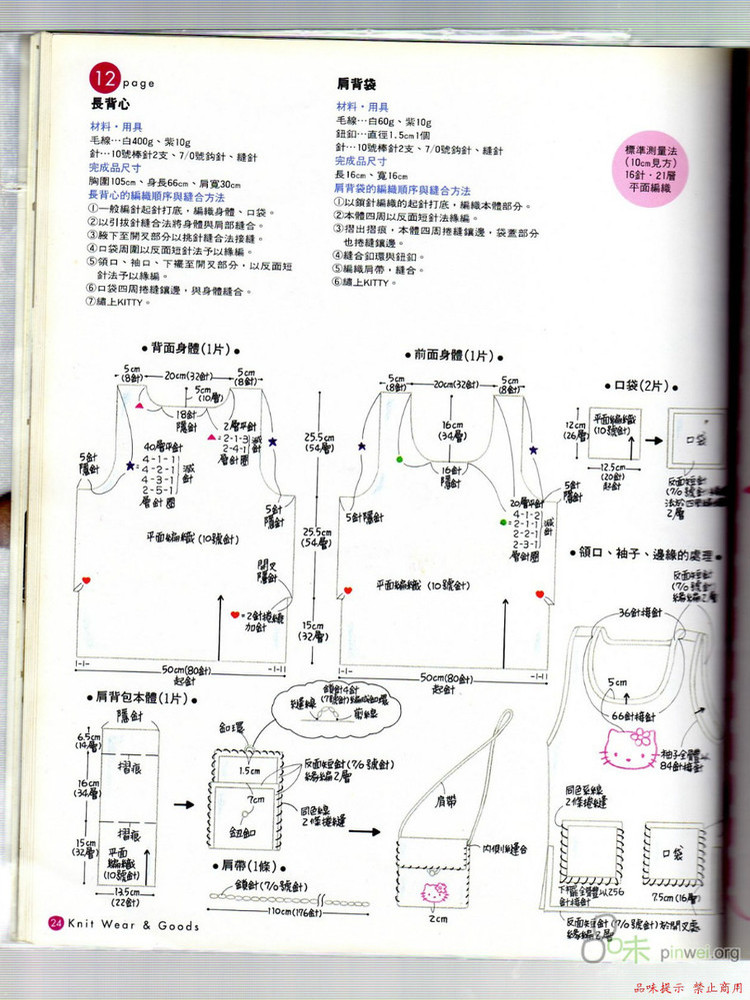 親手編織凱蒂貓毛衣可愛針織用品 - 壹一 - 壹一的博客
