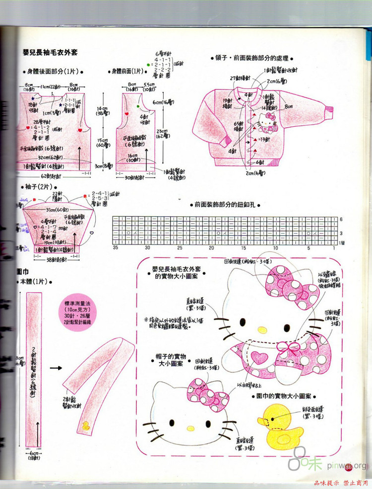 親手編織凱蒂貓毛衣可愛針織用品 - 壹一 - 壹一的博客