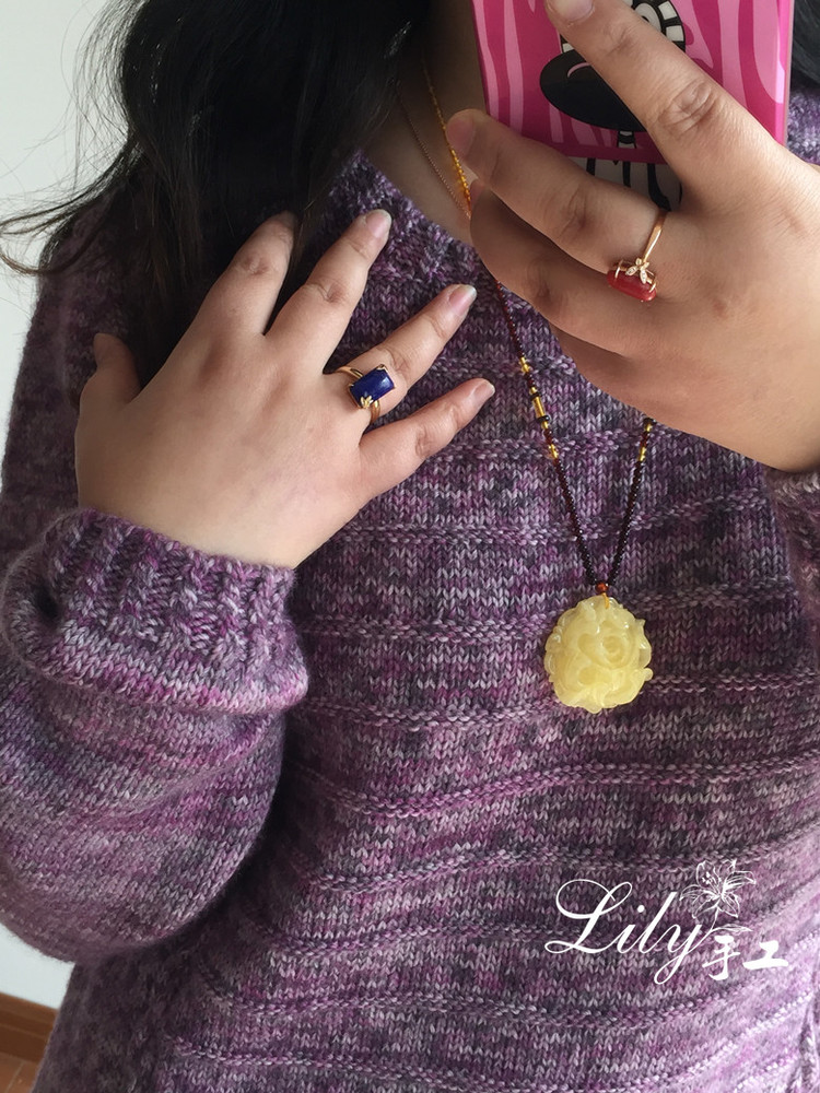 【Lily手工】--莫言--休閑時尚套衫 - Lily - Lily的手工編織天地