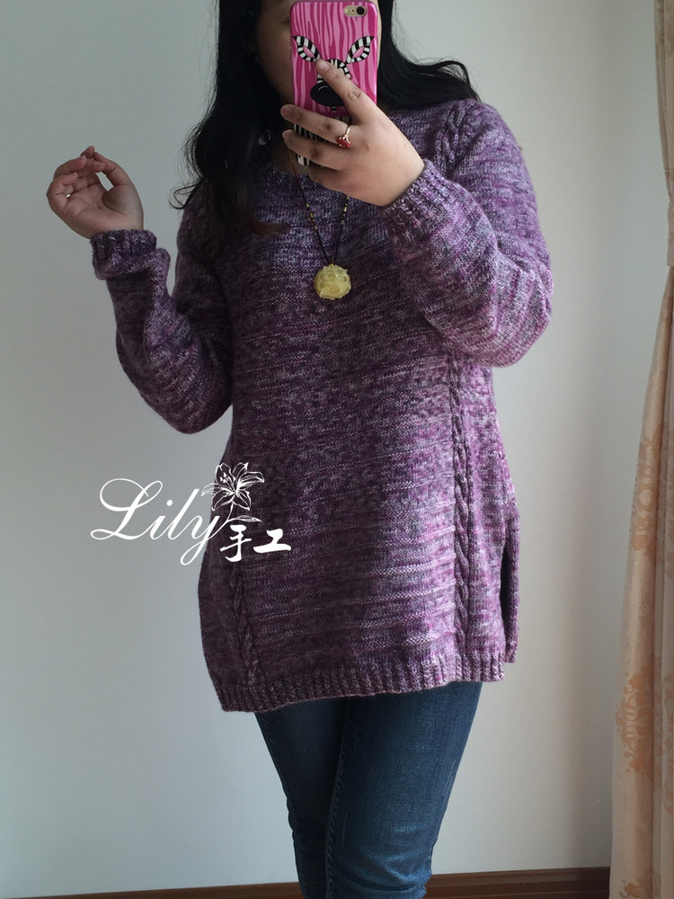 【Lily手工】--莫言--休閑時尚套衫 - Lily - Lily的手工編織天地