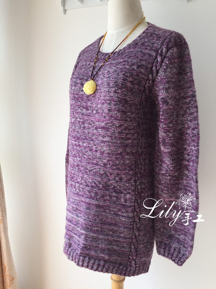 【Lily手工】--莫言--休閑時尚套衫 - Lily - Lily的手工編織天地