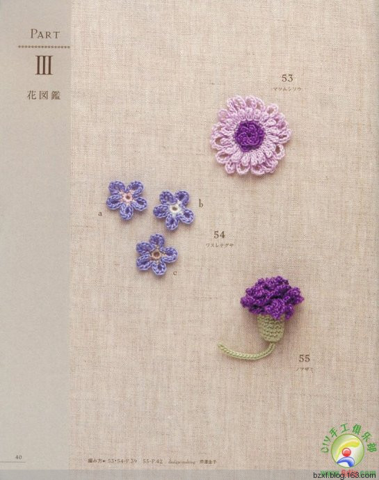 LACE WORK FLOWER MOTIF - 編織幸福 - 編織幸福的博客