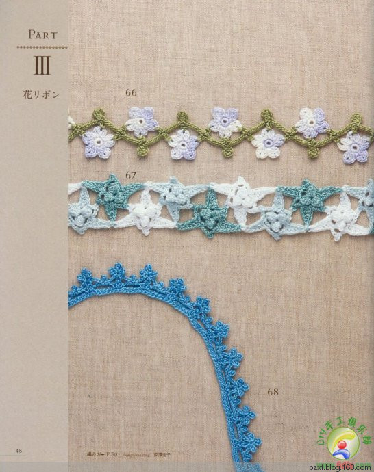 LACE WORK FLOWER MOTIF - 編織幸福 - 編織幸福的博客