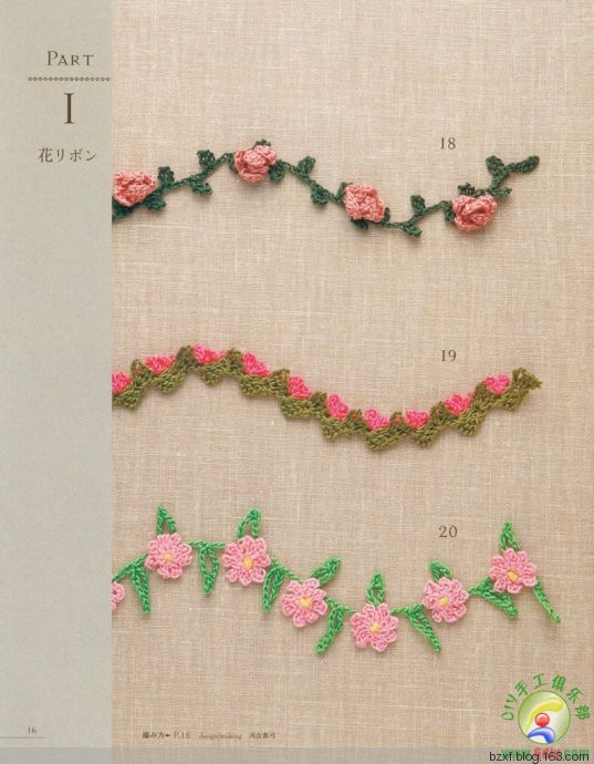 LACE WORK FLOWER MOTIF - 編織幸福 - 編織幸福的博客