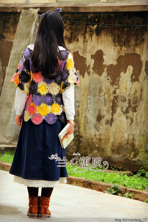 菊花香~~七彩云拼花衫（蘭心蕙質2014） - 蘭心蕙質 - 蘭心蕙質藍云海
