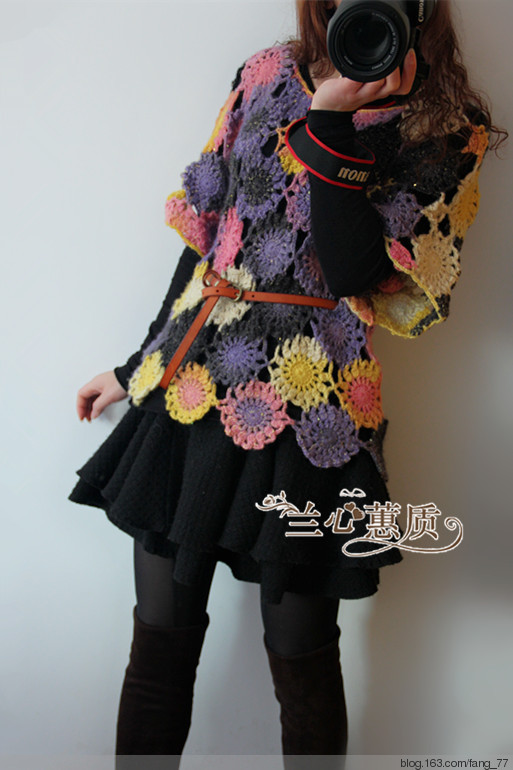 菊花香~~七彩云拼花衫（蘭心蕙質2014） - 蘭心蕙質 - 蘭心蕙質藍云海