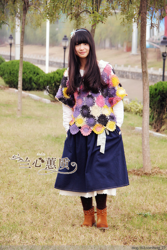 菊花香~~七彩云拼花衫（蘭心蕙質2014） - 蘭心蕙質 - 蘭心蕙質藍云海