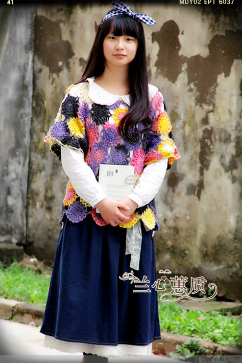 菊花香~~七彩云拼花衫（蘭心蕙質2014） - 蘭心蕙質 - 蘭心蕙質藍云海