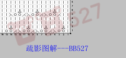 疏影----網格花紋開衫 - BB527 - bb527快樂編織之旅