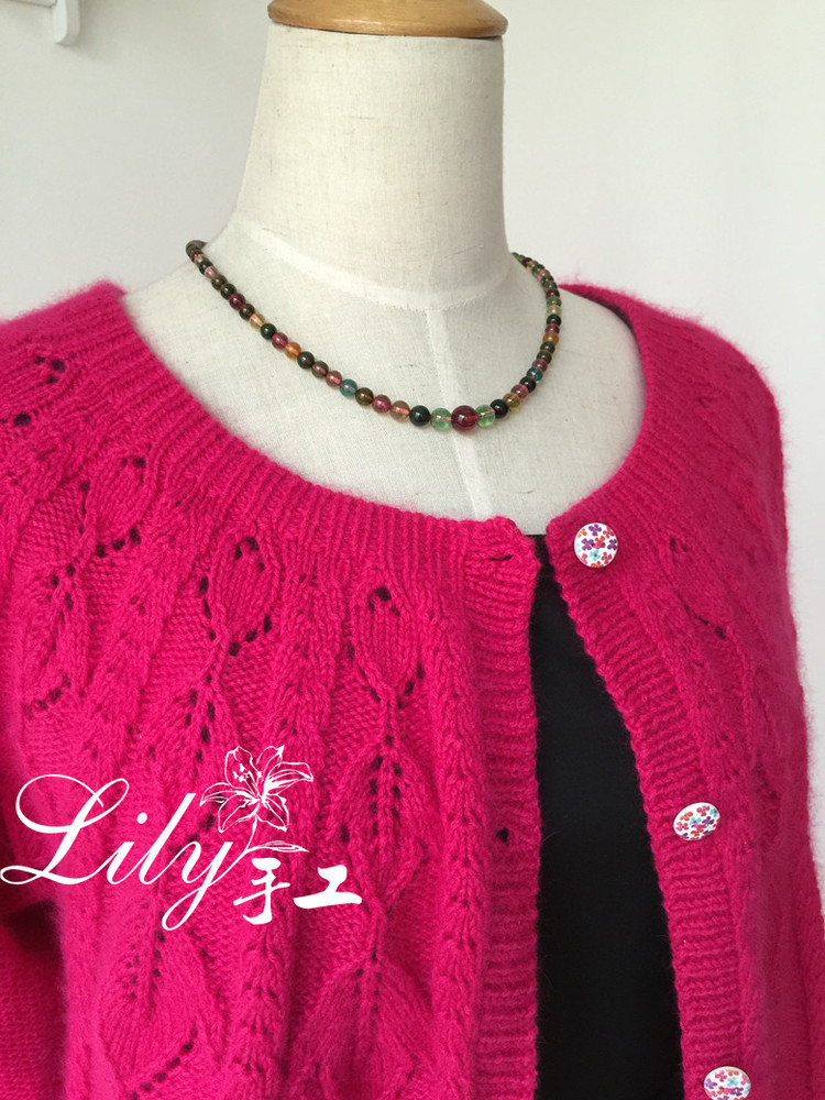 【Lily手工】--艷陽天--羊絨經典開衫 - Lily - Lily的手工編織天地