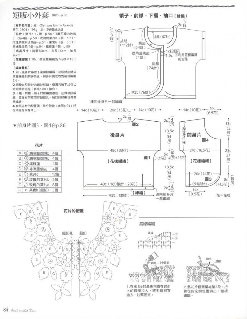 好想織織看~愛爾蘭風蕾絲編織 2012 - 沫羽 - 沫羽編織后花園