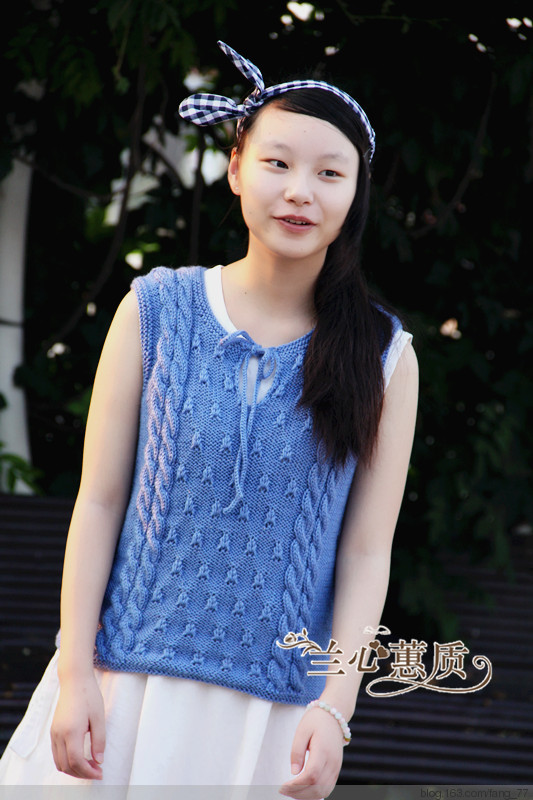 藍(lán)調(diào)~~文藝小清新背心（蘭心蕙質(zhì)2014） - 蘭心蕙質(zhì) - 蘭心蕙質(zhì)藍(lán)云海