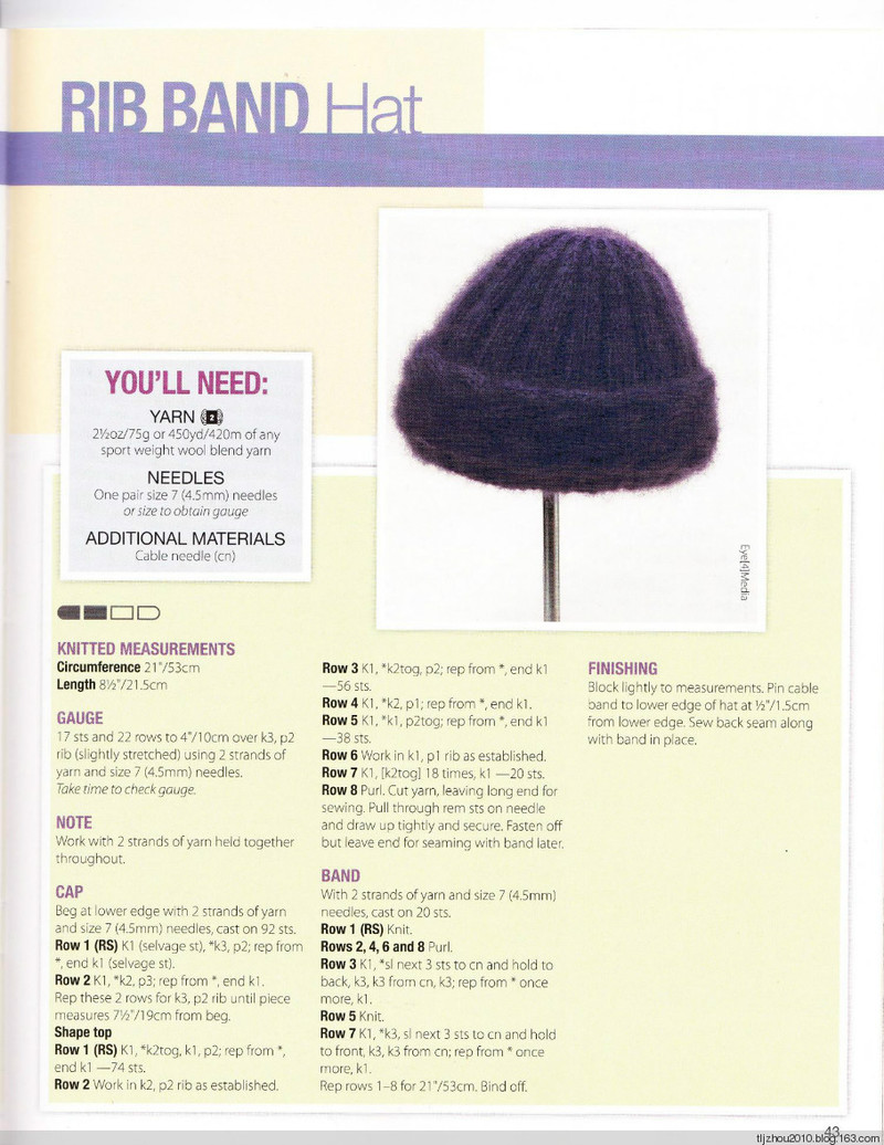 Knit Simple 50 Hats  Caps to Knit - 紫蘇 - 紫蘇的博客