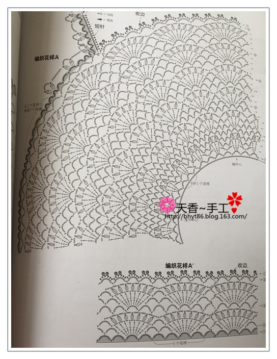 黑天鵝~~~從上往下鉤套頭衫--長款裙 - 碧海---纏夢 - 天香手編工作室
