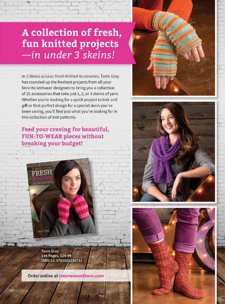 Interweave knits winter 2015 - 輕描淡寫 - 輕描淡寫
