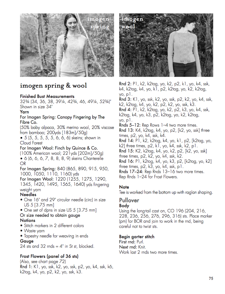 Imogen wool 霜花 - 媛媛的綿綿的羊 - 媛媛的綿綿的羊