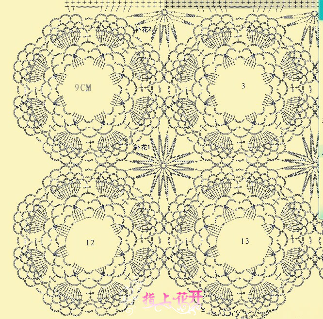 燕子手工—醉花櫻（仿勾魂裙）附圖解 - 淡如水 - 淡如水
