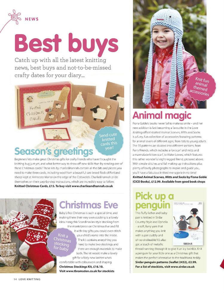 Love Knitting for Babies  December 2015 - 輕描淡寫 - 輕描淡寫