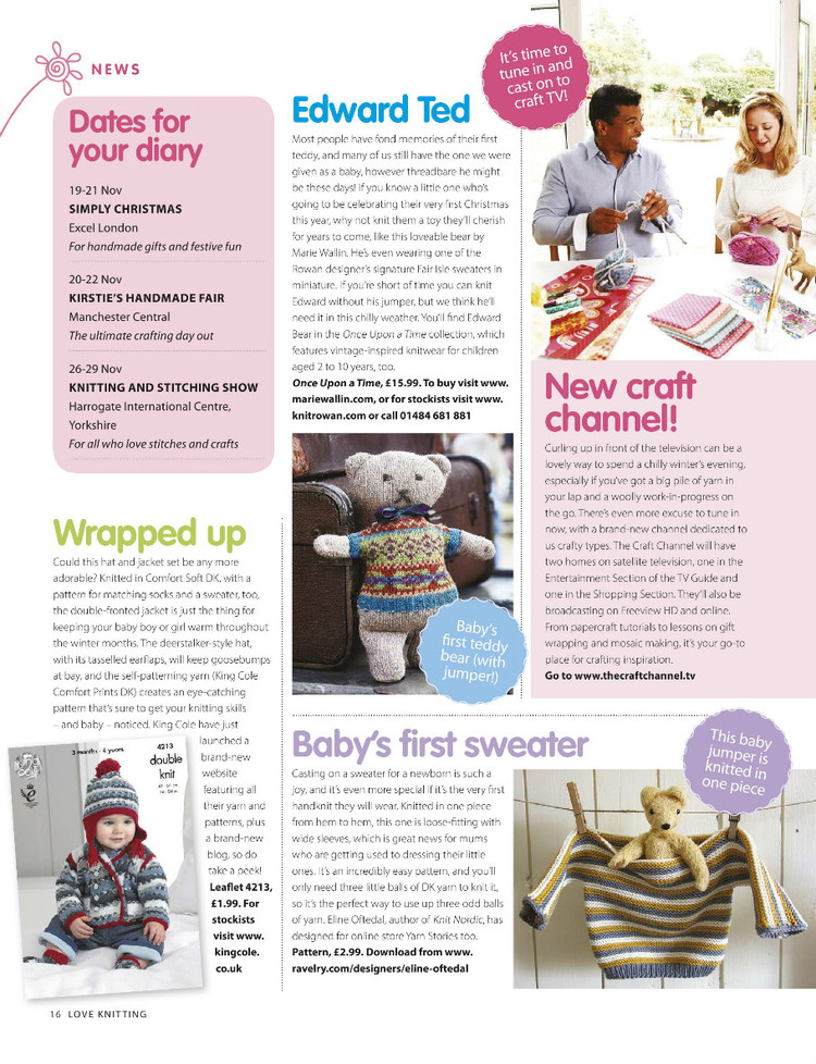 Love Knitting for Babies  December 2015 - 輕描淡寫 - 輕描淡寫