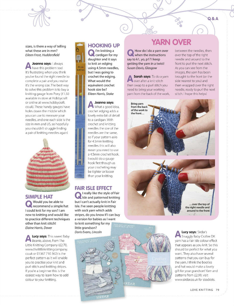 Love Knitting for Babies  December 2015 - 輕描淡寫 - 輕描淡寫