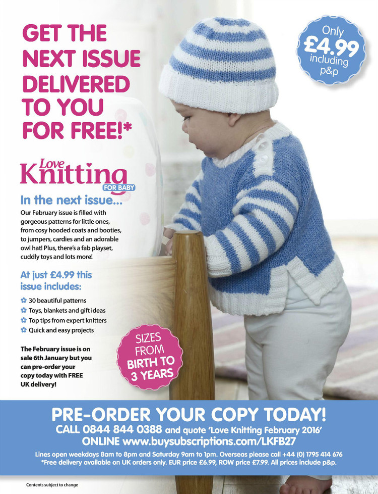 Love Knitting for Babies  December 2015 - 輕描淡寫 - 輕描淡寫