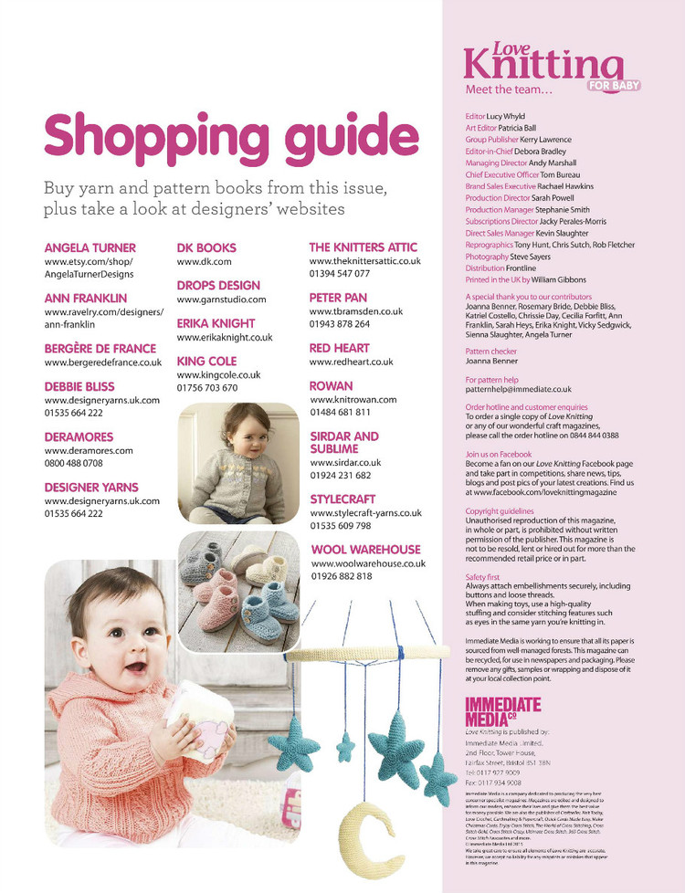 Love Knitting for Babies  December 2015 - 輕描淡寫 - 輕描淡寫
