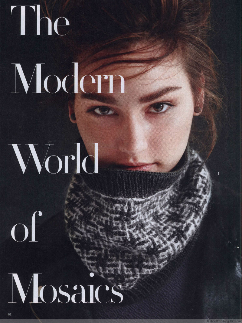 Vogue Knitting 2014-2015 冬 - 紫蘇 - 紫蘇的博客