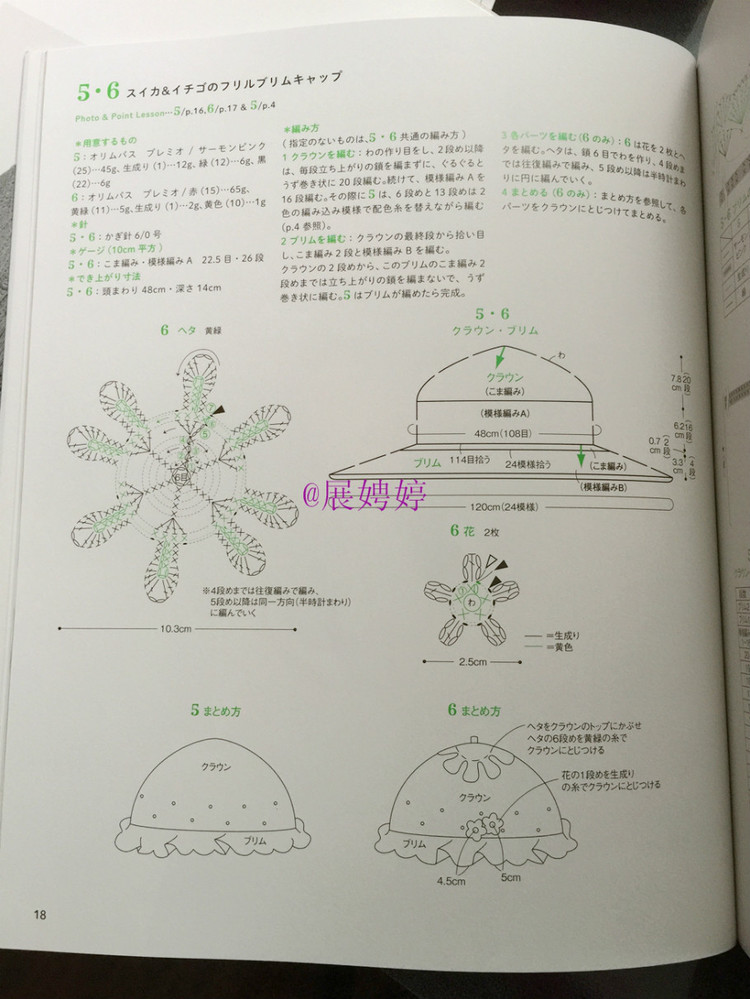 展娉婷新年禮物第二發：簡單！鉤針編織孩子喜歡的水果·蔬菜·甜點帽子 - 展娉婷 - 展娉婷的鉤針世界