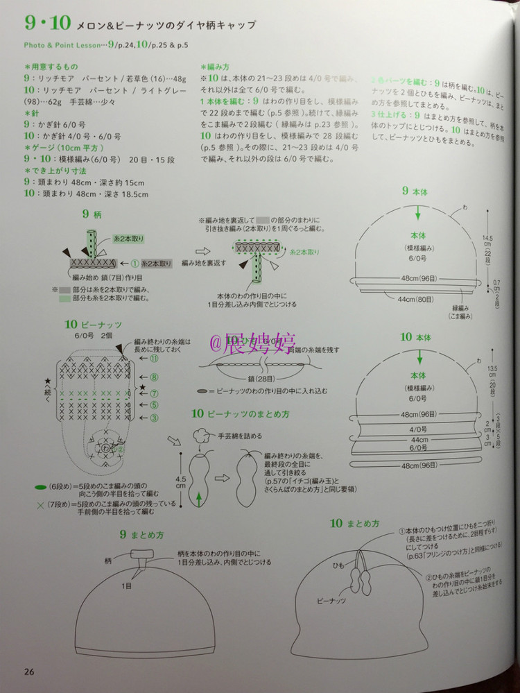 展娉婷新年禮物第二發：簡單！鉤針編織孩子喜歡的水果·蔬菜·甜點帽子 - 展娉婷 - 展娉婷的鉤針世界