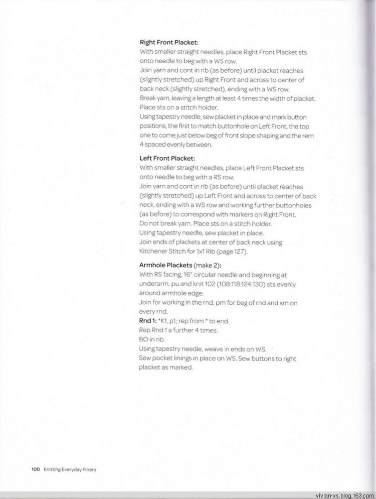 Knitting Everyday Finery: Practical Designs for Dressing Up in Little Ways - Vivian - Vivian的薇安織譯坊